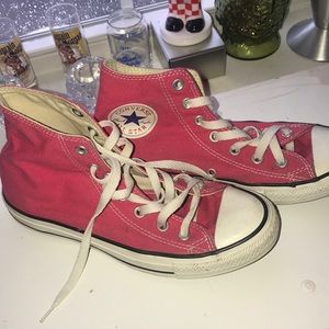 Pink High Top Converse